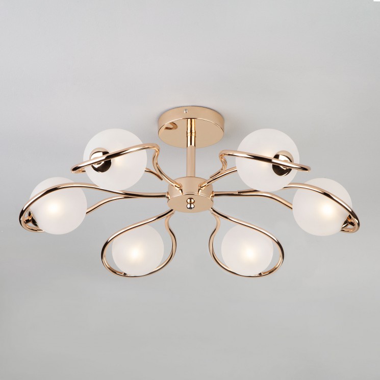 Потолочный светильник Eurosvet 70089/6 золото Camomile