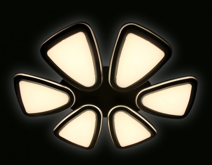 Управляемый светодиодный светильник Ambrella light ORBITAL GRANULE FG1014/6 WH/SL 410W D1040*800