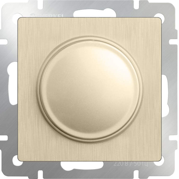 Диммер шампань рифленый Werkel W1142010 (WL10-DM600)