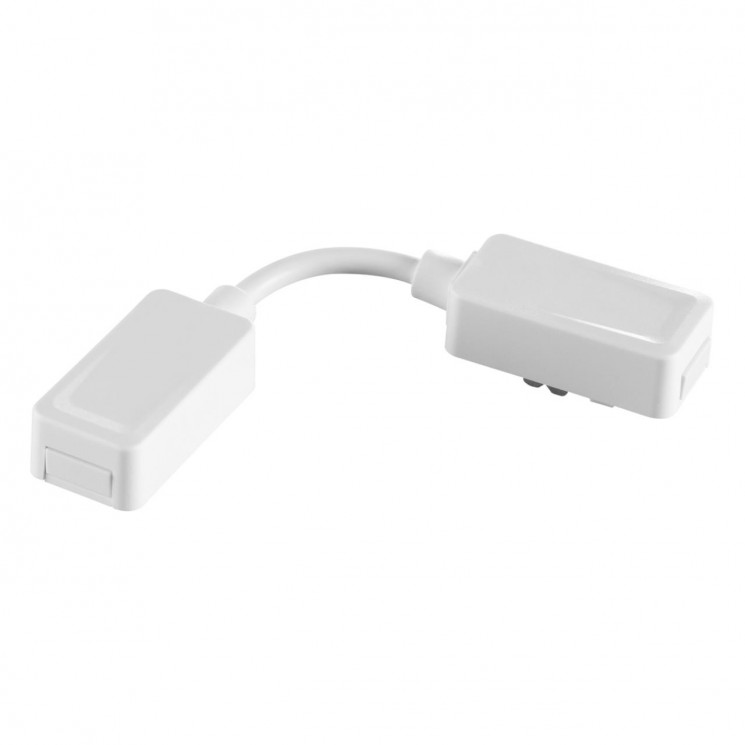 135224 NOVOTECH Гибкий соединитель-токопровод для низковольтного шинопровода встраиваемого в ГКЛ и натяжной потолок IP20 48V SMAL