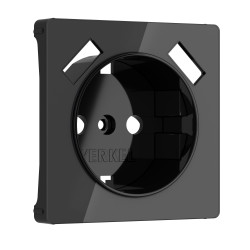 Накладка для розетки USB (черный акрил) Werkel W1179548