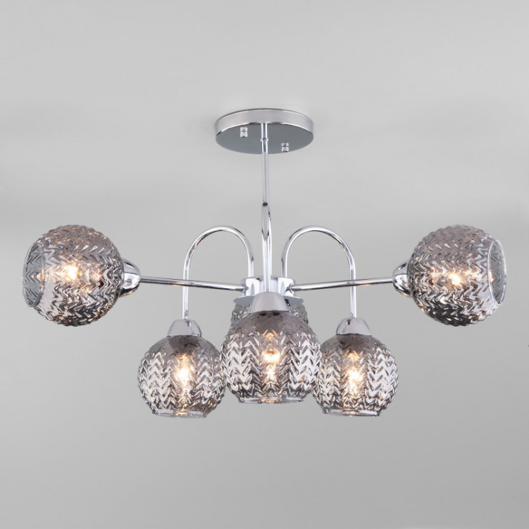 Люстра на штанге Eurosvet 30175/6 хром OTTAWA