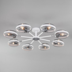 Люстра на штанге Eurosvet 70121/8 белый Gallo