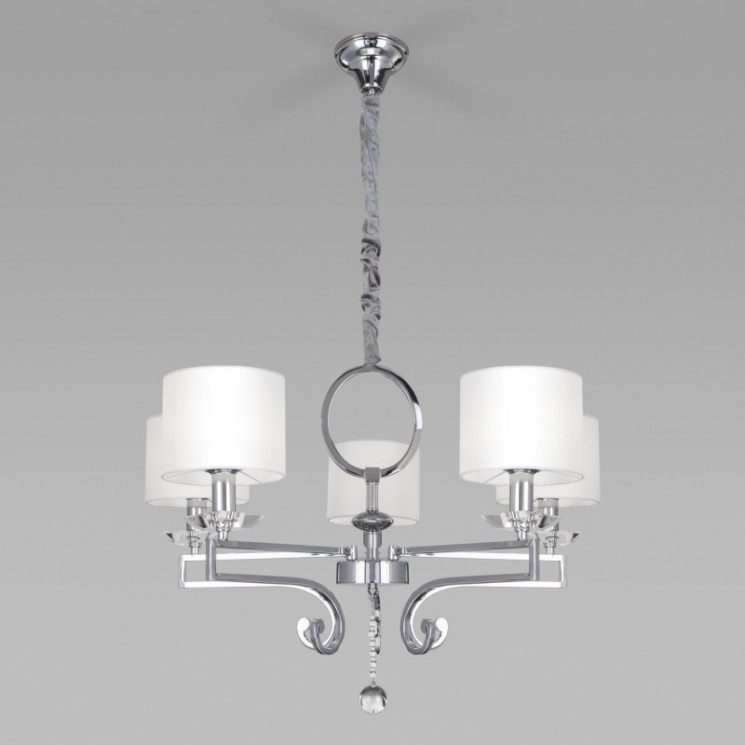 Подвесная люстра Eurosvet 60113/5 хром Ariana