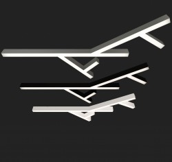 Накладной светодиодный светильник Donolux DL18516C072B115 130 см 115W