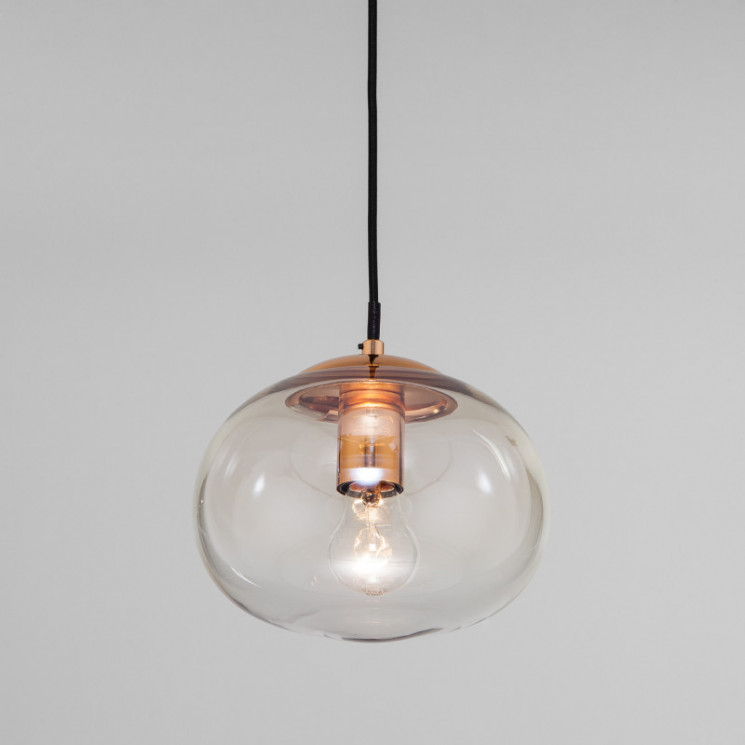 Подвесной светильник Eurosvet 50212/1 янтарный ROCK