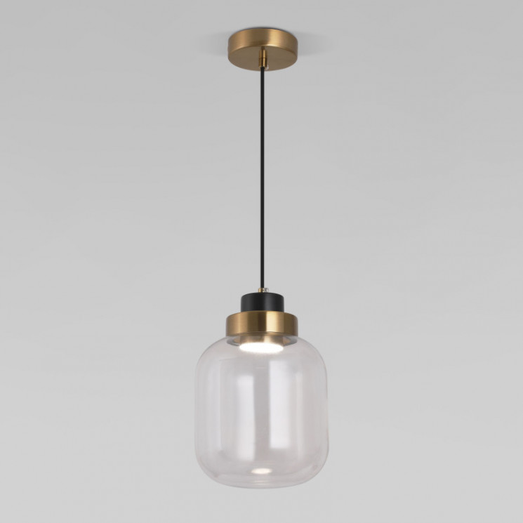 Подвесной светильник Eurosvet 50240/1 LED прозрачный Jeffry