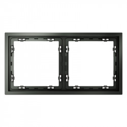 Рамка 2 поста VOLTUM VLS100206 титан