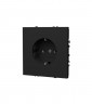 Розетка встраиваемая S70 с заземлением 16А VOLTUM VLS040107 графит