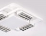 Потолочный светодиодный светильник с пультом  Ambrella light Ice FA144 WH белый 96W 500*500*110 ПДУ РАДИО 2.4