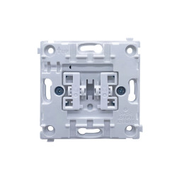 Механизм переключателя 2-клавишного, Donel схема В2 2-х мест (проходного), 10 A 250 В~, серия DA DA10800