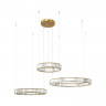Подвесная люстра LOFT IT 10135/3 Gold Crystal ring
