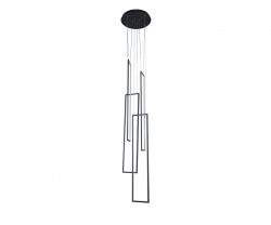 Kink Light 08459-4A,19 Подвес Алони черный d40 h500 (W100*20) Led 128W (4000K)