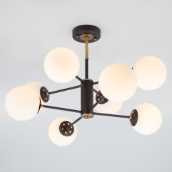 Потолочный светильник Eurosvet 70091/8 черный Austin