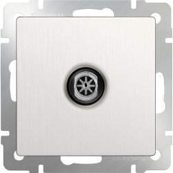 ТВ-розетка оконечная  перламутровый рифленый Werkel W1183013 (WL13-TV)