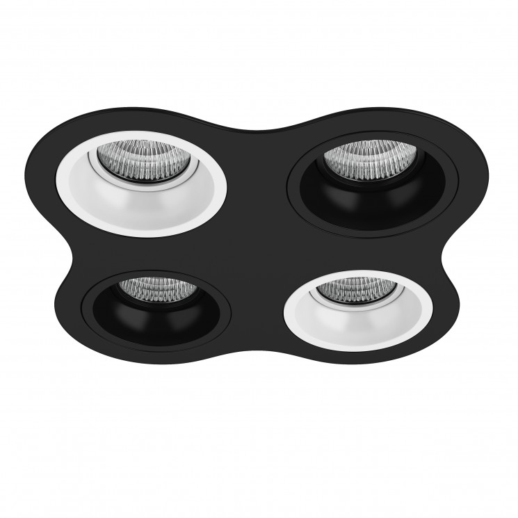 Комплект из светильников и рамки DOMINO  Lightstar D64706070607