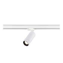 Магнитный трековый светильник SKYLINE 220 трехфазный ST Luce Zoom Белый LED 1*20W 3000K 1 800Lm Ra 10-55° IP20 D65xH145 220V  ST691.536.20