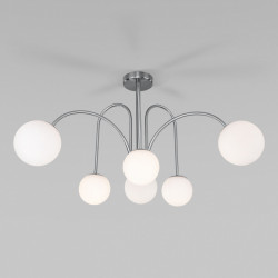 Люстра на штанге Eurosvet 30177/6 хром Alix