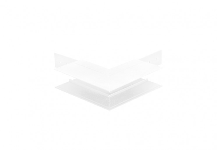 Внешний соединитель угловой для накладного магнитного шинопровода Crystal Lux CLT 0.213 03 WH