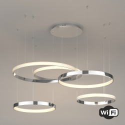 Подвесная люстра Eurosvet 90275/5 хром Smart Smart Posh