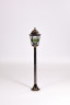 Садово-парковый светильник YAOHUALUX 79806lg Gb PETERSBURG lead GLASS