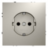 Розетка встраиваемая S70 с заземлением 16А VOLTUM VLS040103 кашемир
