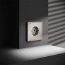 Розетка встраиваемая S70 с заземлением 16А VOLTUM VLS040103 кашемир