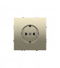 Розетка встраиваемая S70 с заземлением 16А VOLTUM VLS040103 кашемир