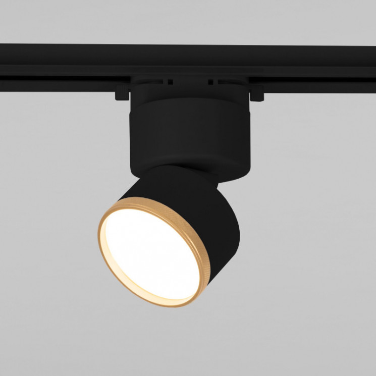 Светильник на шине Elektrostandard Impact чёрный матовый/золото 10W 4200K (85514/01) однофазный Impact