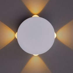 Светильник настенный Arte lamp A1525AP-1WH TAMBURELLO