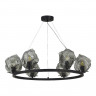 Люстра подвесная ST-Luce Черный/Серо-зеленый E14 6*40W PORTICI            SL1175.403.06