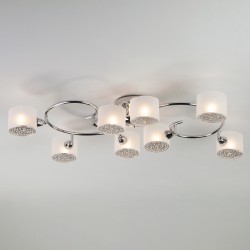 Потолочный светильник Eurosvet 70088/8 хром Areta