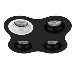 Комплект из светильников и рамки DOMINO  Lightstar D64706070707