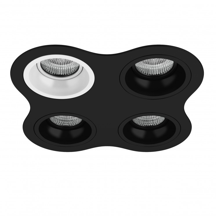 Комплект из светильников и рамки DOMINO  Lightstar D64706070707