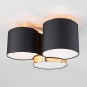 Потолочный светильник TK Lighting 3445 Mona Black / Gold