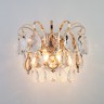 Светильник настенный Eurosvet Crystal 10081/2 золото/прозрачный хрусталь Strotskis