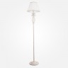 Напольный светильник  Eurosvet Amelia 10073/1 белый с золотом/прозрачный хрусталь Strotskis