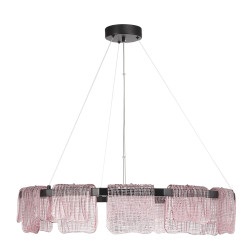 Светильник подвесной ST Luce черный/розовый LED 1*66W 4000K         SL6021.403.66