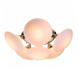 Потолочная люстра Luce Solara 8001/6PL GOLD/CREAM