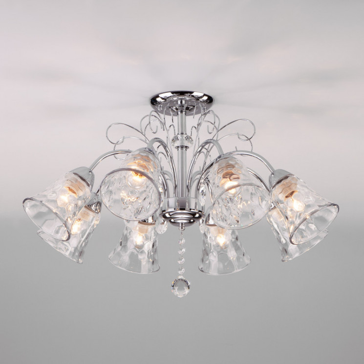 Люстра на штанге Eurosvet 30157/8 хром Norene