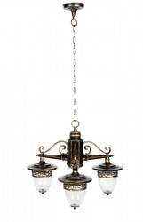 Подвесной уличный светильник YAOHUALUX 87270S/3/02 Gb KRAKOV 1 S