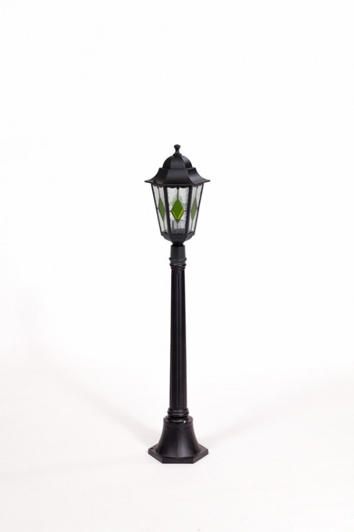 Садово-парковый светильник YAOHUALUX 79807lg Bl PETERSBURG lead GLASS