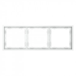 Рамка 3 поста VOLTUM VLS100302 белый матовый