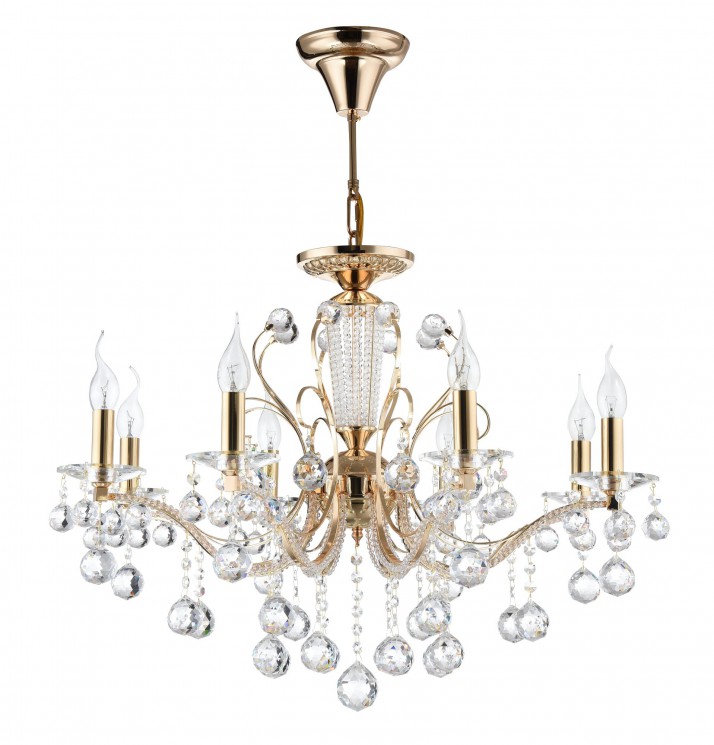 Люстра Freya FR1130-PL-08-G Marlin