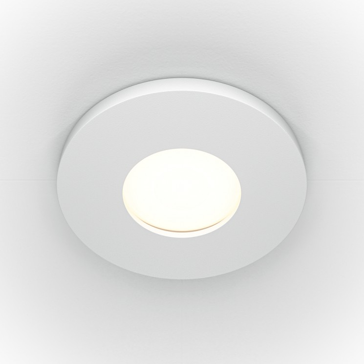 Встраиваемый светильник Maytoni Stark DL083-01-GU10-RD-W IP65