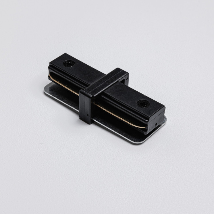 Прямой коннектор для однофазного трекового шинопровода MKA-001-2 Черный Mikami Basic