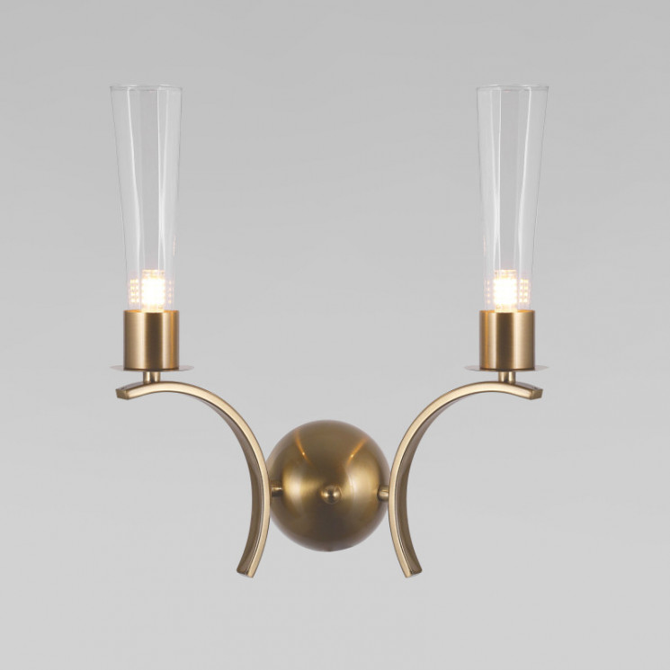 Бра в классическом стиле Eurosvet 60141/2 латунь Rosher