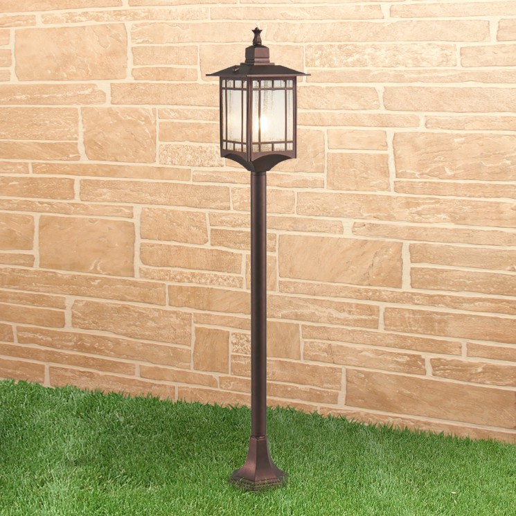 Уличный светильник Elektrostandard Vela F кофейное золото GL 1019F