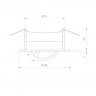 Встраиваемый светодиодный светильник Elektrostandard 9914 LED 6W WH белый
