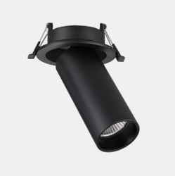 Светильник встраиваемый ST-Luce черный LED 1*7W 3000K 560Lm Ra>90 60° IP20 D95xH156 ST759.438.07 